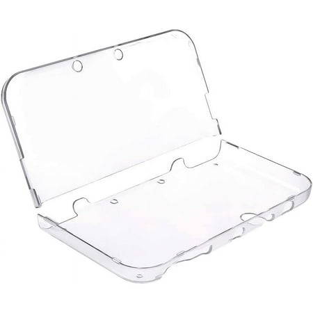 VANJUNN Crystal Transparent Hard Shell Protective Case for Nintendo 3DS XL, Clear