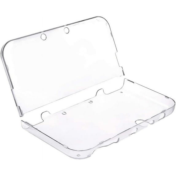 VANJUNN Crystal Transparent Hard Shell Protective Case for Nintendo 3DS XL, Clear