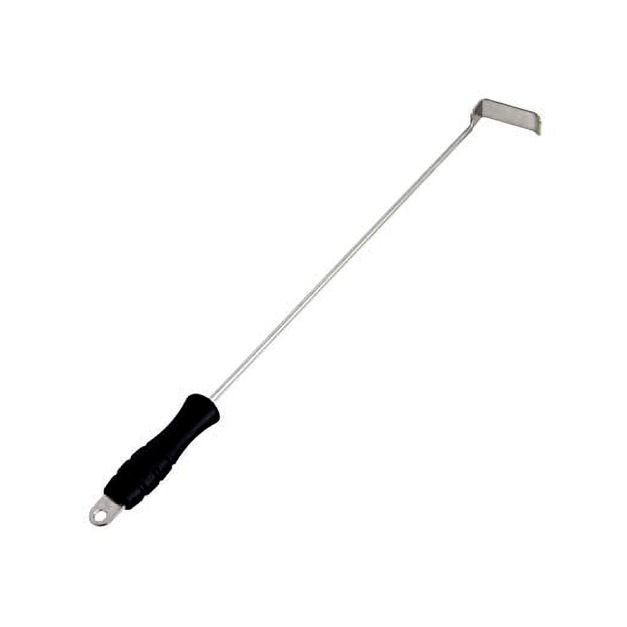 VANKEY 18 Inch BBQ Ash Tool for Kamado Joe Charcoal Smoker Big Green Egg Wood Burning Stove Ash Rake Grilling Poker Accessories Charcoal Garden Tools Grill Cleaning Tools