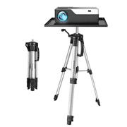 VANKYO Aluminum Tripod Projector Stand, Adjustable Laptop/Computer Stand, Multi-Function Stand, Adjustable Height 17 to 46 with Plate and Carrying Bag