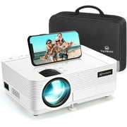 جهاز عرض صغير VANKYO Leisure 470 مع شاشة هاتف ذكي متزامنة، كامل HD 1080 P مدعوم وشاشة 250، جهاز عرض محمول 4000 Lux WiFi متوافق مع عصا التلفزيون، PS4، HDMI، VGA، TF، AV، USB