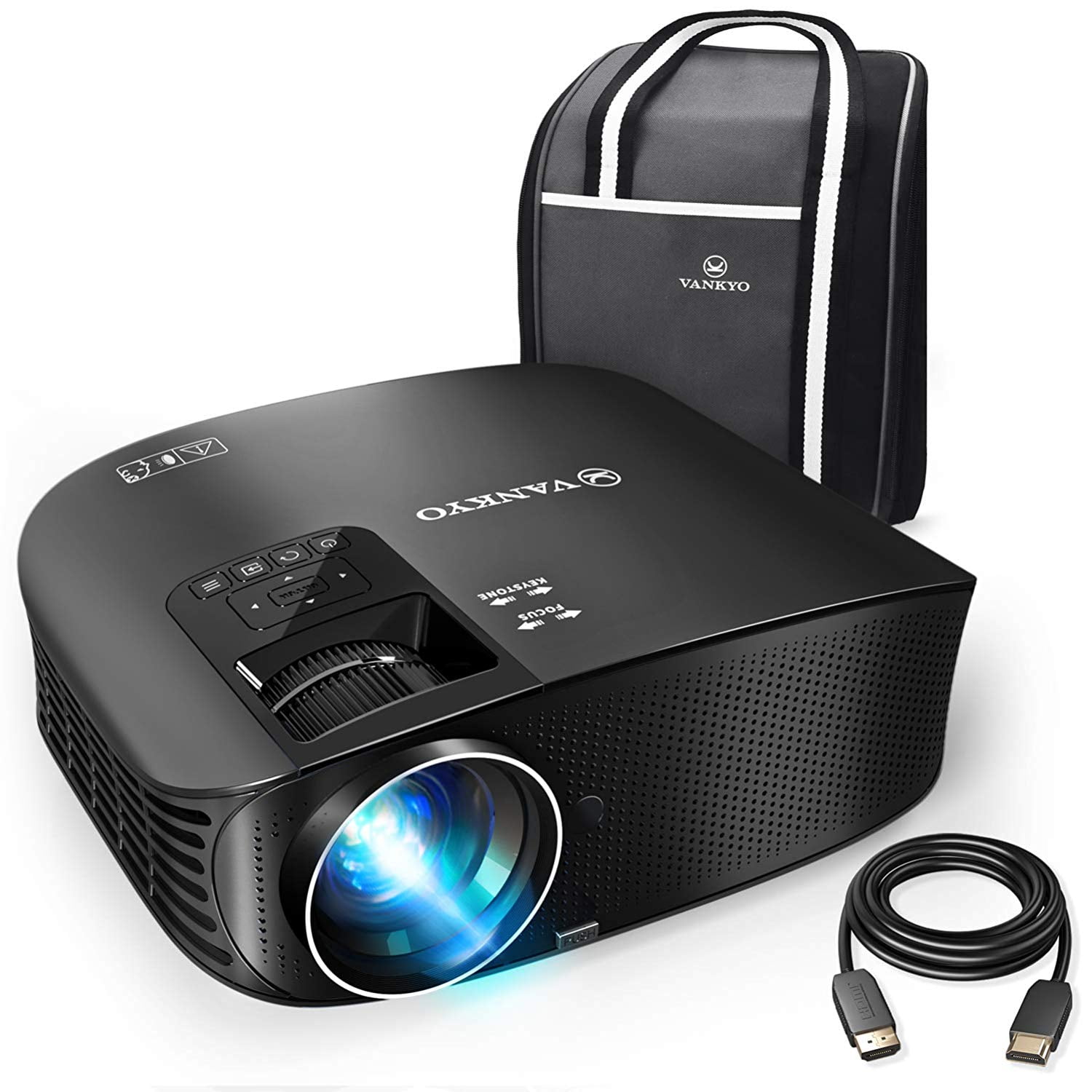 VANKYO Leisure 510 230" LCD Movie Projector, Support 1080P HD Video Projector with Free HDMI Cable and Carrying Bag