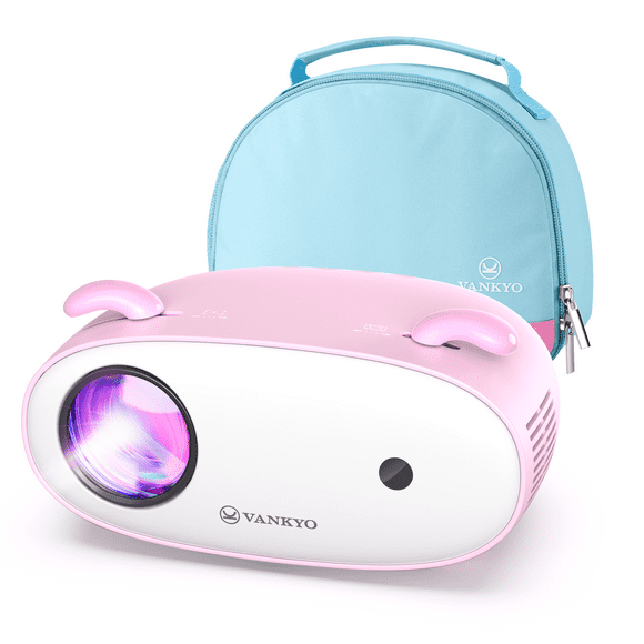 VANKYO Miracle 120  Mini Projector, 1080P Supported 300 Display, Portable Outdoor Movie Projector Home Theater, Compatible with TV Stick, Smartphone, PS4, HDMI, Ideal Gift for Kids