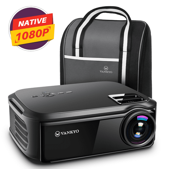 VANKYO Performance V620 Native 1080P Projector, with 200" Display 50,000 Hours LED Video Projector, Compatible with TV Stick, HDMI, AV, USB, iOS & Android for Home/Business Use