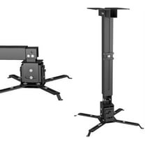 VANKYO Universal Projector Ceiling Mount, Adjustable Height, Rotating Joint, Wall Mount Projectors Bracket, Black
