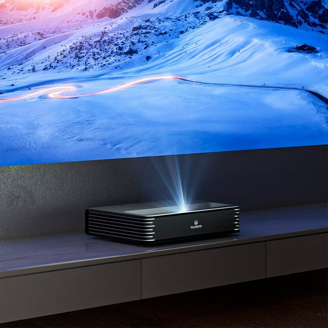 VANKYO Vista T4 4K UHD Smart Triple Laser Ultra Short Throw Projector ...