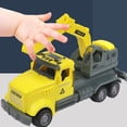 thumbnail image 1 of VANLOE Children's Engineering Toy Model Truck Mini Digger for Boys Vehicle Toy Yellow, 1 of 8