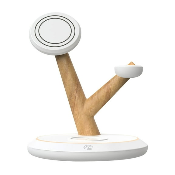 VANLOFE 15W Magnetic Three-in-one Tree Wireless Charger Is Suitable For Various Models Of Mobile Phones, Headsets, Smart Watches, Fast Mobile Phone Chargers