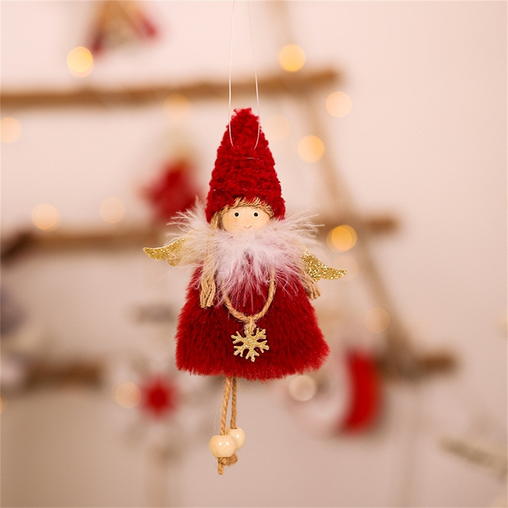 VANLOFE 2024 Merry Christmas Theme Decor Hanging on Christmas Trees