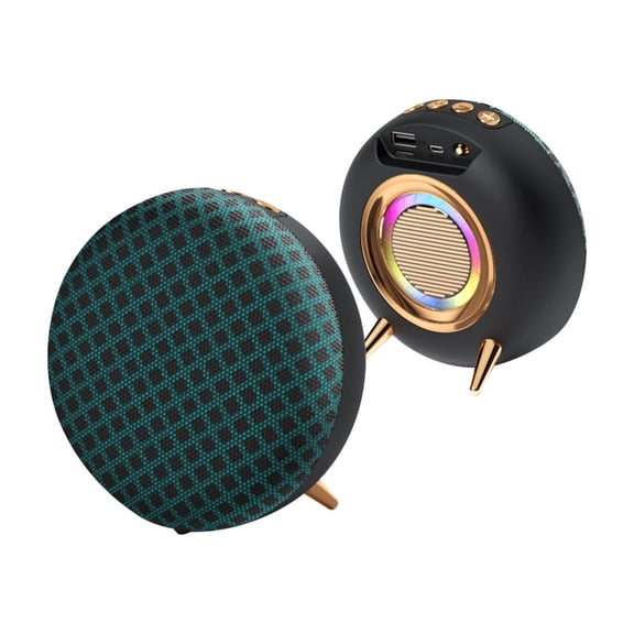 VANLOFE BS-36D Wireless Speaker Subwoofer Outdoor Portable Mini Speaker with Colorful Night Light