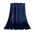 thumbnail image 1 of VANLOFE For Baby Todder Preschool Gradeschool Sleep Tapestries Blue 19.7*27.6in Fashion Solid Soft Throw Kids Blanket Warm Coral Plaid Blankets Flannel, 1 of 4