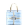 thumbnail image 1 of VANLOFE Bath Towel Striped Coral Velvet Bath Towel, Household Strong Water Absorption and Quick Drying Beach Towel, Bath Towel 28.7*51.2in, 1 of 2