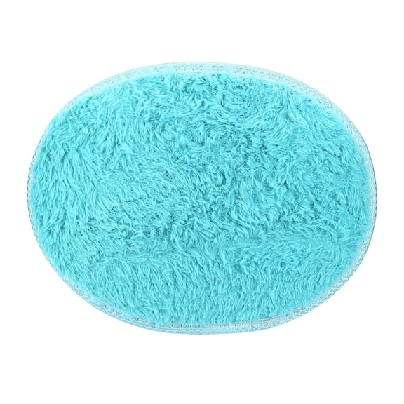 VANLOFE Bathroom Rugs Living Room Rugs Kitchen Rugs Bedroom Rugs 11.81*15.75in Anti-Skid Fluffy Shaggy Area Rug Home Bedroom Bathroom Floor Door Mat