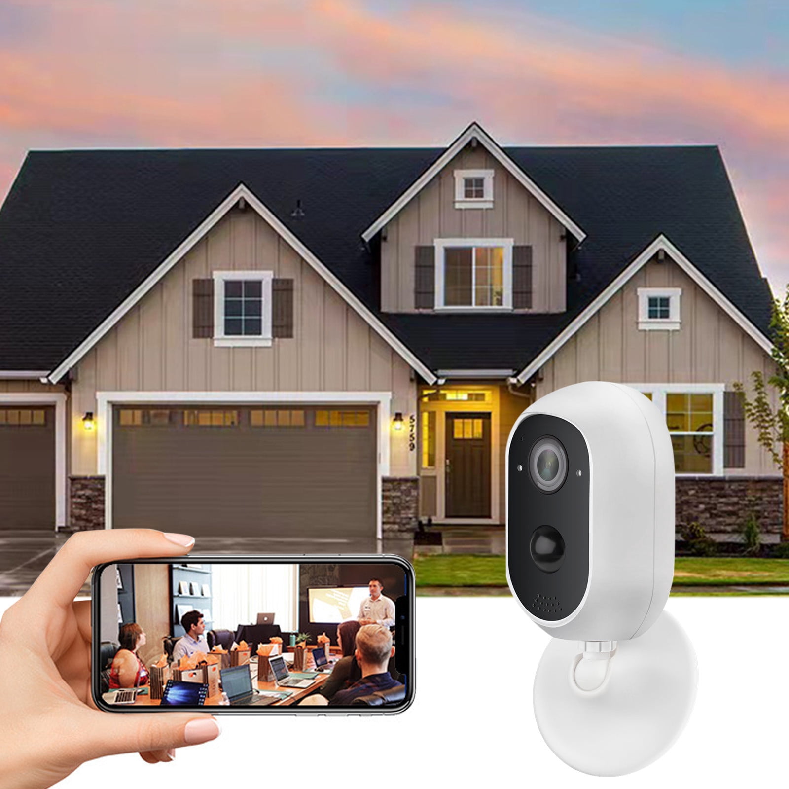 VANLOFE Camera 1296P LowPower Consumption Battery Wifi Camera Indoor