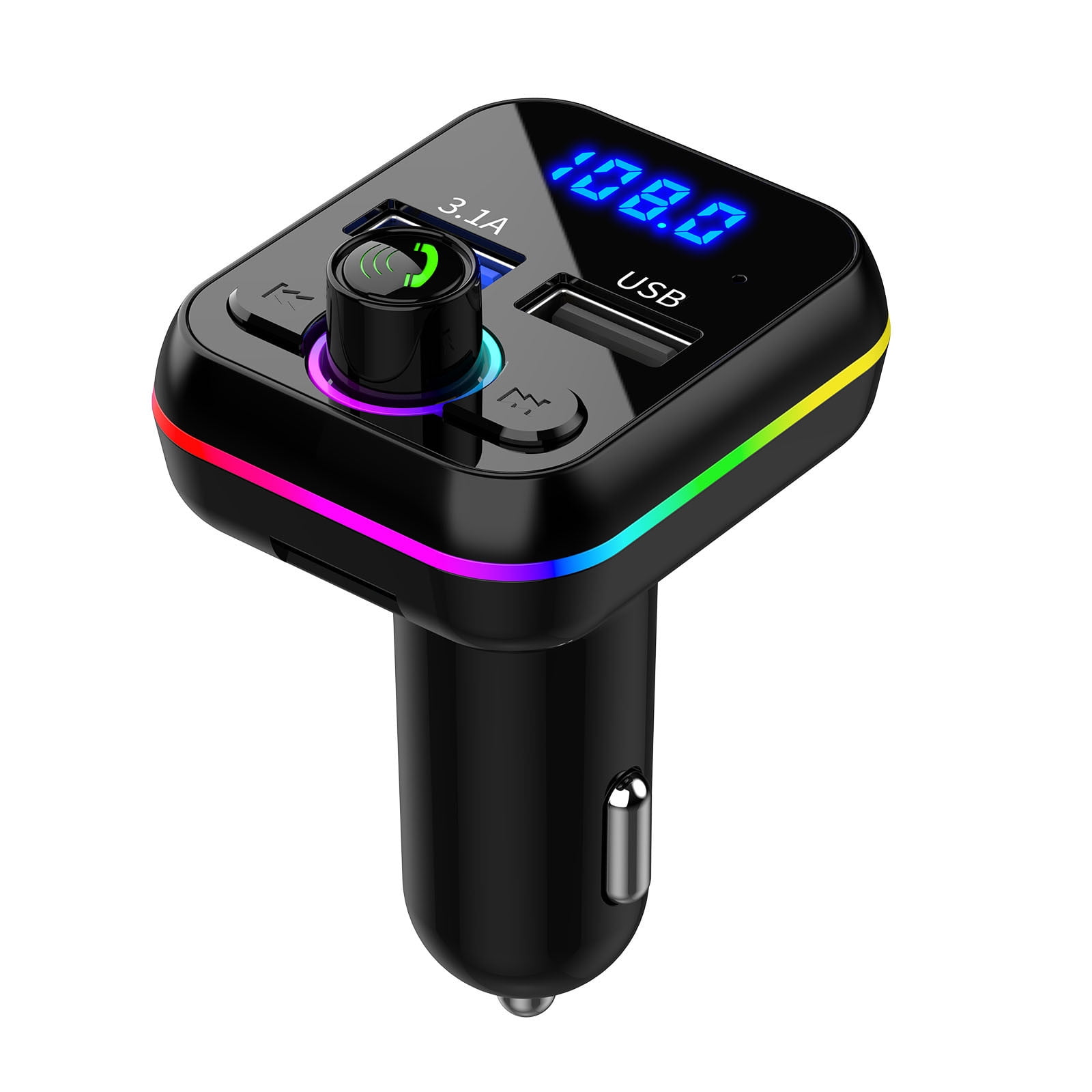 Wireless Bluetooth Car Kit FM Transmitter MP3 Player 2 USB Car
