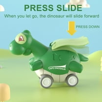 VANLOFE Car Toys Dinosaur Toys For Boys Aged 2 3 4 Gift Dinosaur Children Push Toy Car Baby Toy Car Boy Puzzle Car Non-pull Back Car Inertial Scoote
