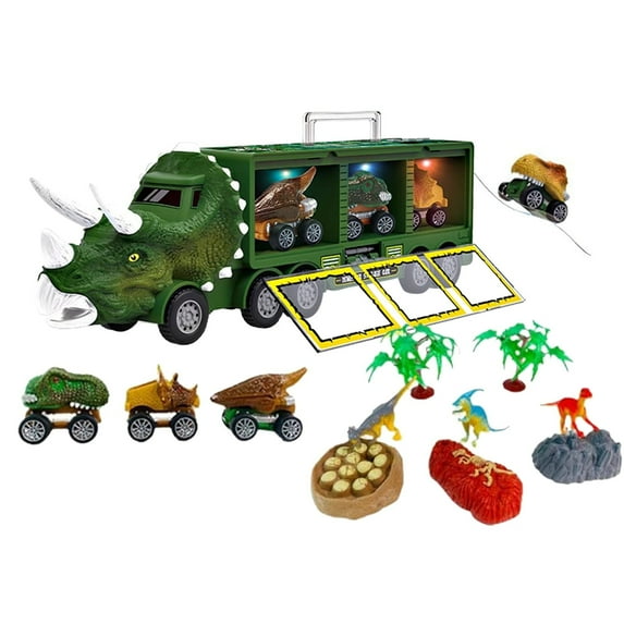VANLOFE Car Toys Dinosaur Toys For Boys Aged 2 3 4+ Gift Dinosaur Truck Toys for Boys Gift Dinosaurs Truck Storage Car Toy Pull Back Toy