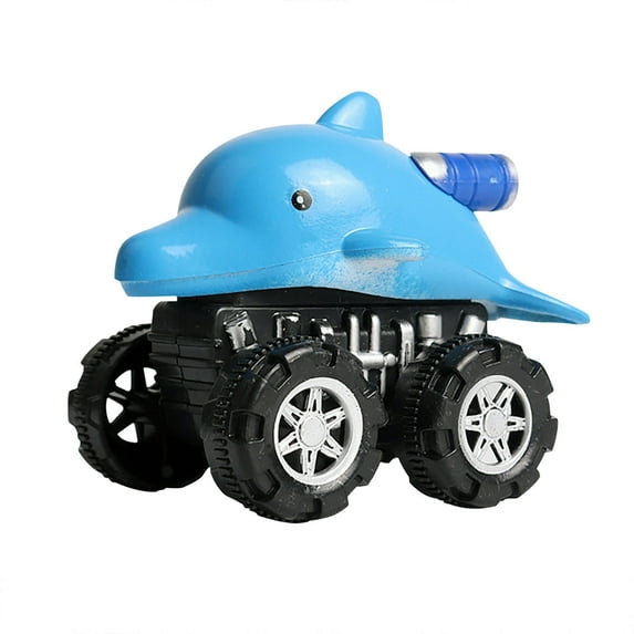 VANLOFE Car Toys For Boys Aged 2 3 4+ Gift Four-Wheel-Drive Inertial Sport Utility Vehicle Children's Animal Toy Car