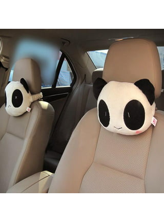 Wantdali Car Headrest Pillow 2 PCS,Superior Leather Car Neck Pillow for  Travel Driving to Fatigue Relief, Breathable Sweat Resistant Car Pillows  fit