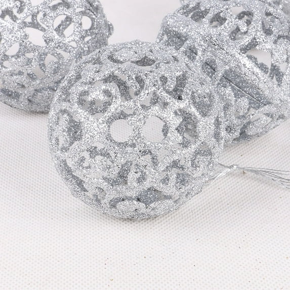 VANLOFE Christmas Tree Decor Balls Holiday Decor Balls 6PCS Christmas Balls Ornament 2.4in