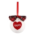 thumbnail image 1 of VANLOFE Christmas Tree Decoration Hangable Cloth Ball Pendant, 1 of 2