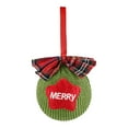 thumbnail image 1 of VANLOFE Christmas Tree Decoration Hangable Cloth Ball Pendant, 1 of 2