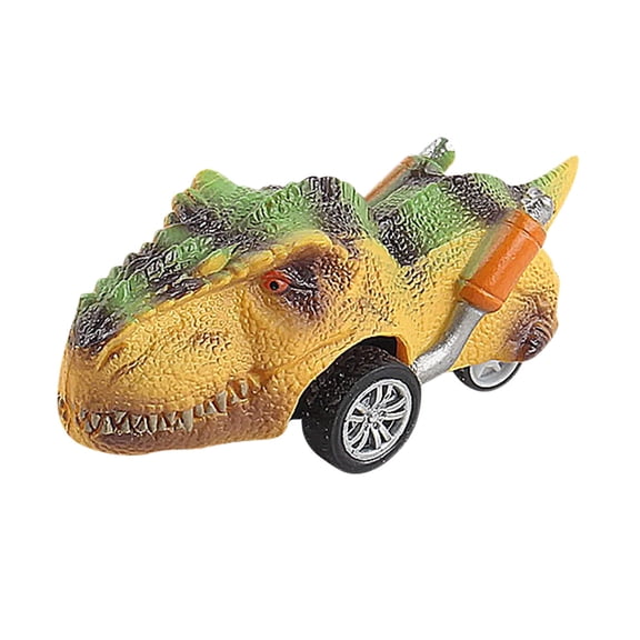 VANLOFE Toy Car Dinosaur Toy Children Gift Aged 1+Dinosaur Car Mini Toy Simulation Horned Dragon Stegosaurus Tyrannosaur Model Car