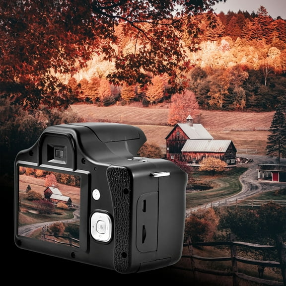 VANLOFE Digital Cameras 1080p HD Long Focus SLR Camera 24 Megapixel Digital Camera 18X Digital Zoom 3 Inch TFT-LCD Digital Camera Electronic Anti-shake