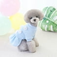 thumbnail image 1 of VANLOFE Dog Clothes For Small Dog Girl Dresses Warm Cute pet dog skirt Pomeranian Bichon woolen skirt keeps warm, 1 of 5