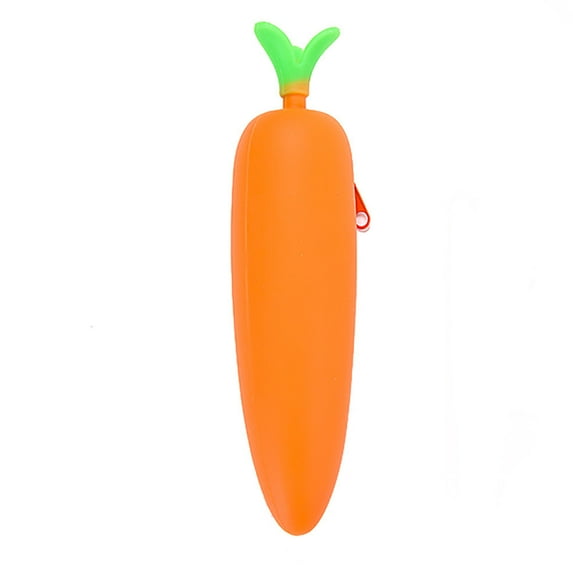 VANLOFE Easter Pen Case Cute Carrot Pencil Bag Back to school Gift for kids Easter Gift Office Ornament