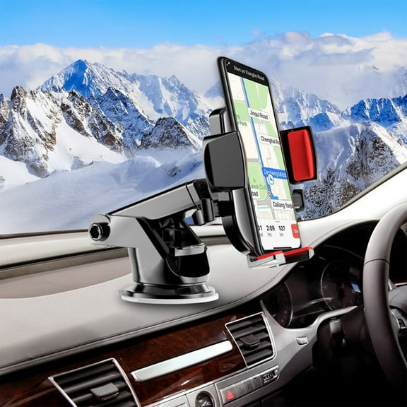 VANLOFE Electronics Phone Mount For Center Console & Windshield Cell Phone Holder Car Hands Phone Holder Mount For Smartphone Cell Phone Automobile Cradles Universal