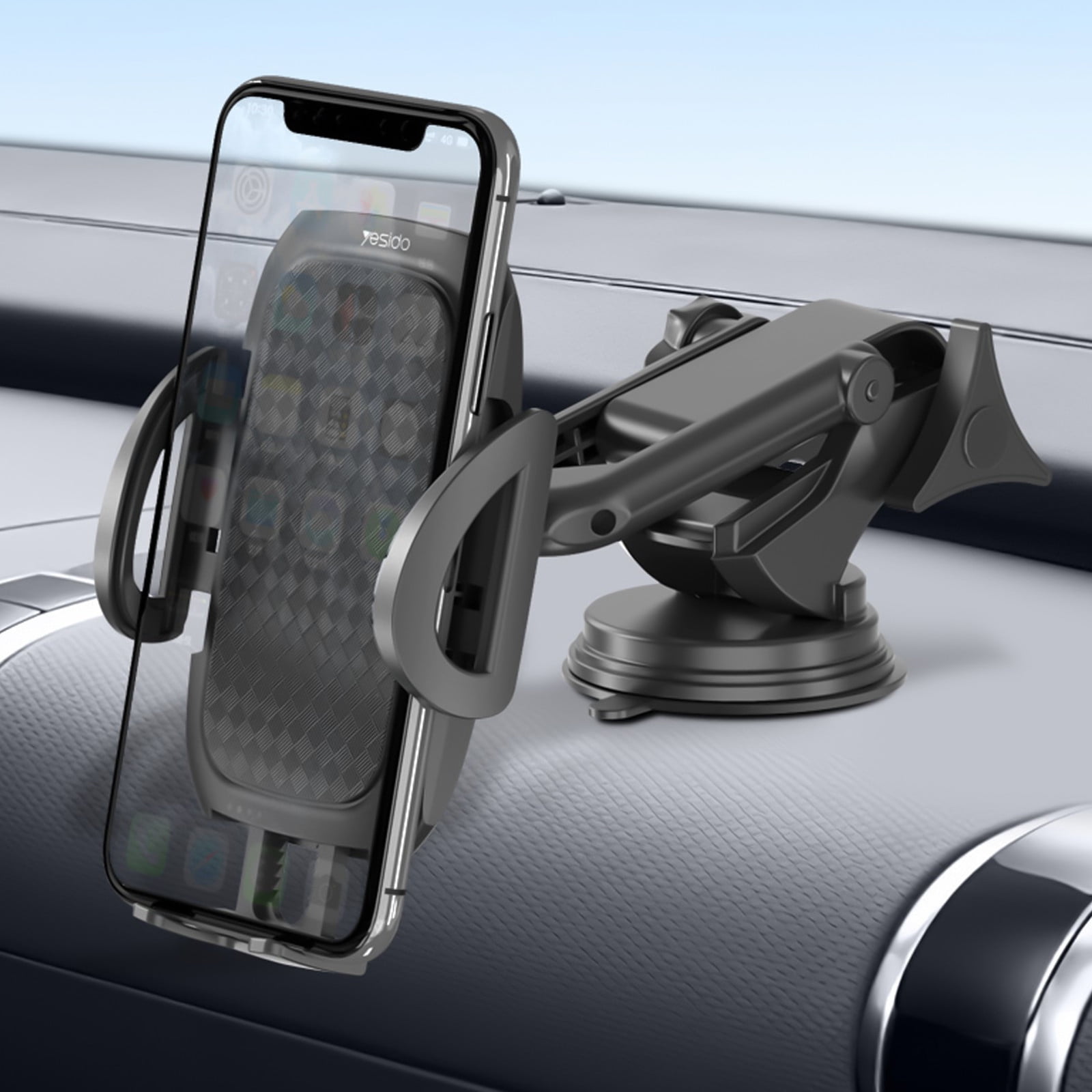 VANLOFE Electronics Phone Mount For Center Console Cell Phone Holder