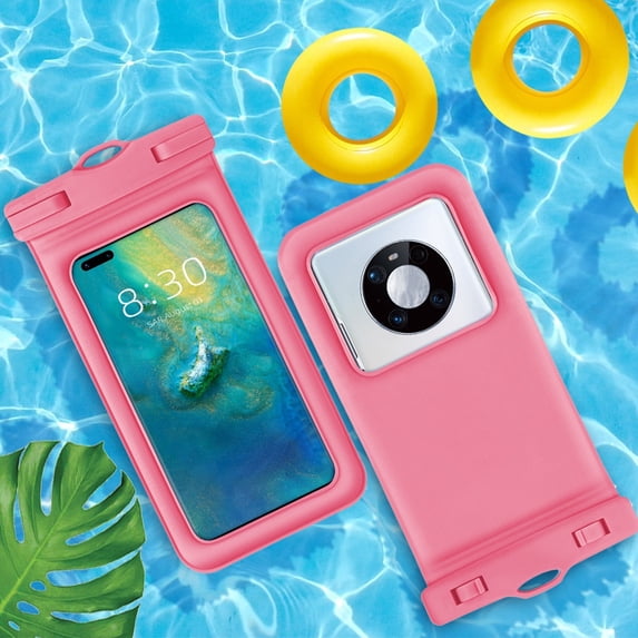 VANLOFE Electronics Universal Waterproof Phone Pouch IPX8 Waterproof Phone Case For Beach Underwater Cellphone Dry Bag With Lanyard Fits All Phones Up To 7.2IN
