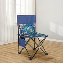 VANLOFE Folding Chairs Camping with Stainless Steel Frame, Camp Lounge Chairs Folding, Anti-Slip Outdoors Lawn Chairs for Outdoor, Beach, Fishing, Travel