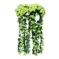 thumbnail image 1 of VANLOFE Green Artificial flowers Hanging Flowers Artificial Violet Flower Wall Wisteria Basket Hanging Garland Vine Flowers Silk Orchid, 1 of 1