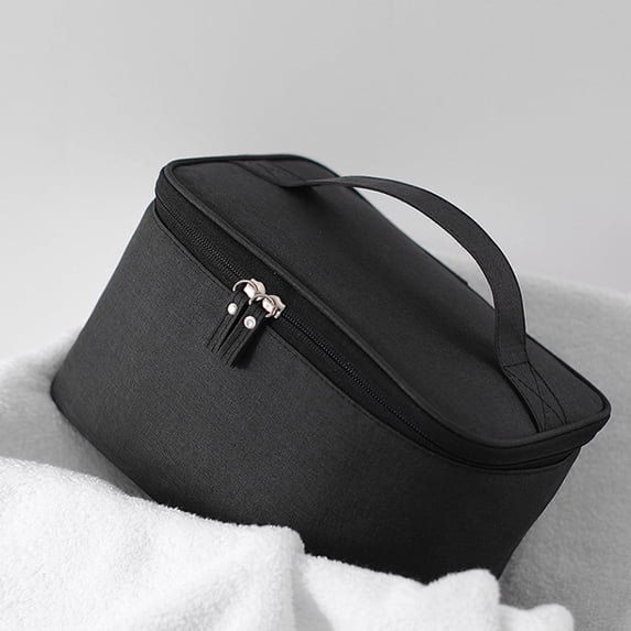 VANLOFE Handbag Waterproof Hook Wash Bag, Multifunctional Travel Cosmetics Storage Bag, Household Storage Pack, Bathroom Storage With Hanging For Business, Vacation, Black