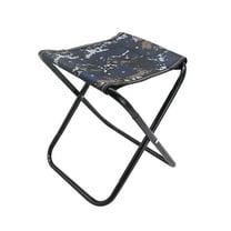 VANLOFE Heavy Duty Folding Stool for Camping, Hiking & Fishing – Portable Compact Fold Lawn Chairs, Supports 243lbs, 17.8 Height, Military-Grade Steel Frame for Backpack, Travel, Beach, Picnic