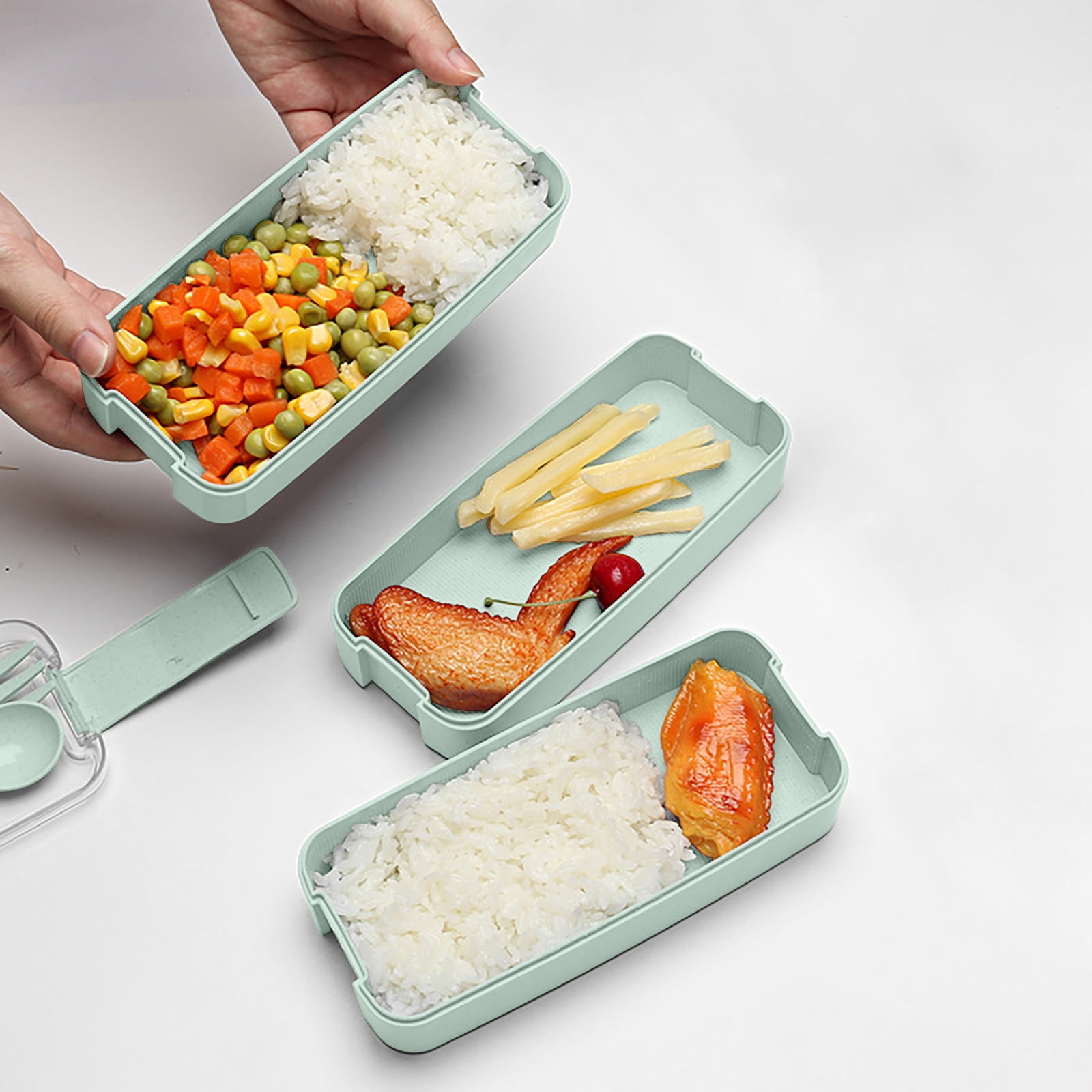 VANLOFE Kitchen Utensils & Gadgets Stackable Bento Box Lunch