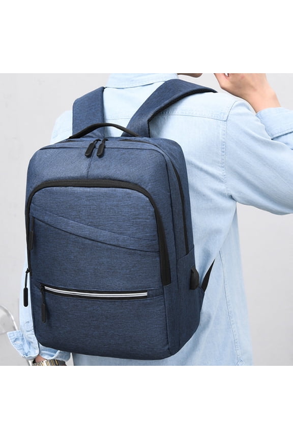 Knapsack Business Backpack,Waterproof Bag For Travel Flight Fits 15.6 Inch Laptop With USB Charging Port