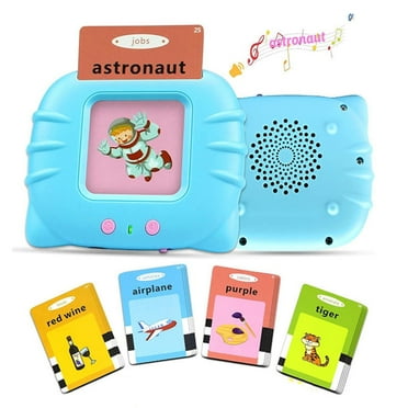 VANLOFE Learning Toy Aged 2+ Educational Electronic Toddler Learning Toy Machine Baby 255 Cards Double-Sided Gift 1-6 Years Old Children Preschool Learning Game