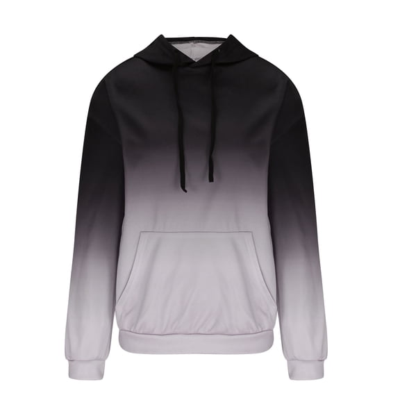 VANLOFE Long Sleeve Fashion Gradient Color Women's Sweater for Winter All-match Winter Pullover Hoodie for Women Daily Pullover Hoodie Young Sweater XL Gray