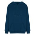 thumbnail image 1 of VANLOFE Long Sleeve Warm Color Solid Women's Sweater for Winter All-match Winter Pullover Hoodie for Women Daily Pullover Hoodie Clean Without Printing Sweater XL Navy, 1 of 5