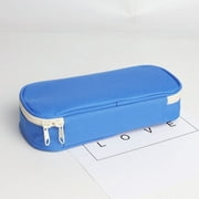 VANLOFE Personalized Pencil Boxes 2024 New 8th grade Penbox Student Tools for girls Blue Pencil Pouch 8.1*3.5*1.6in