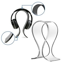 VANLOFE Phone Holder Headphone Display Stand Acrylic Headphone Stand Head-Mounted Headphones Desk