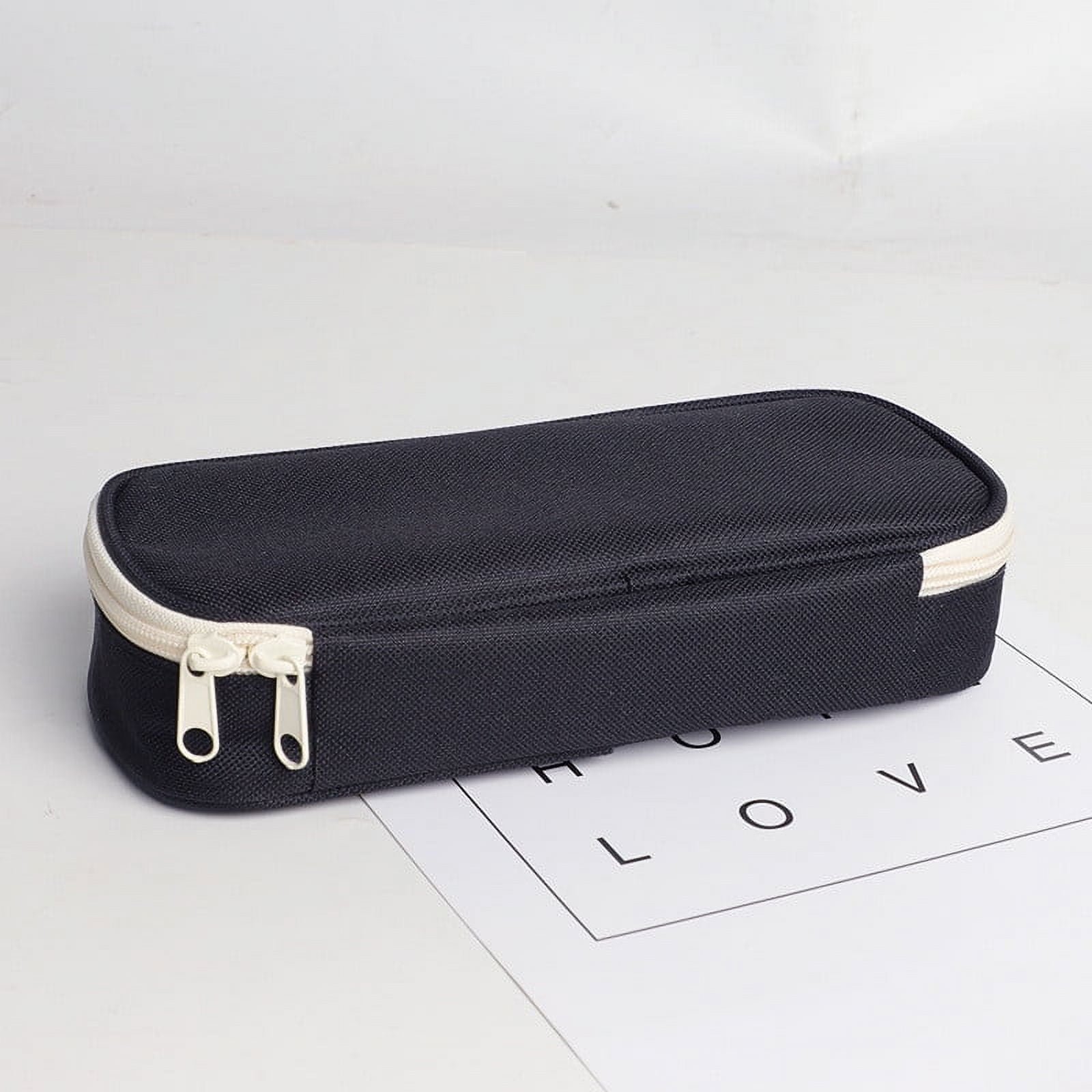 3-Ring Binder Pencil Pouch with Window - 4 Pastel Colors —
