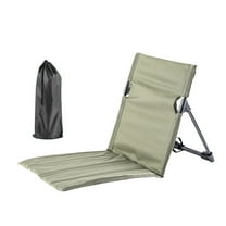 VANLOFE Portable Folding Chair for Camping & Beach - Lightweight Outdoor Chair with Backrest, 600D Fabric, Tilting Function, Compact for Travel, Picnic, Fishing