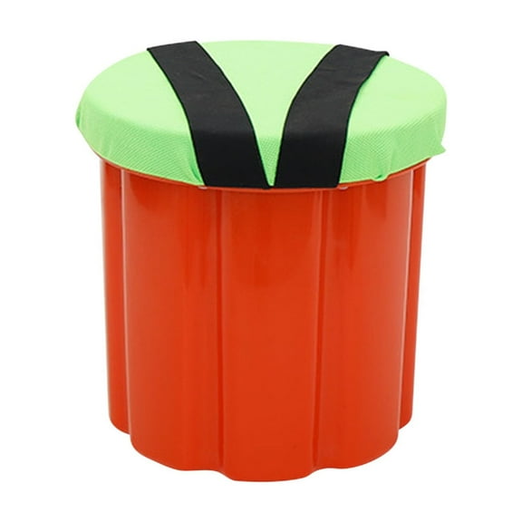 VANLOFE Portable Step Stool for Gardening Kneeling Outdoor Work, Lightweight Portable Stool for Farmers Camping Fishing, Compact Plastic Stool with Foam Seat, Tea Picking, Digging, Travel