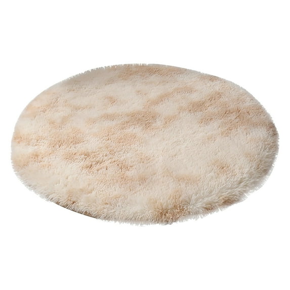 VANLOFE Round Mats for Bedroom Soft Rugs for Living Room Decor Mats for Bedside Mats 31.5*31.5in