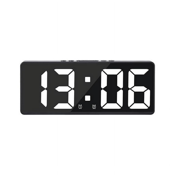 VANLOFE Speaker Multi Function LED Alarm Clock Student Dormitory Small Alarm Clock Temperature Date Display Multi Group Alarm Clock