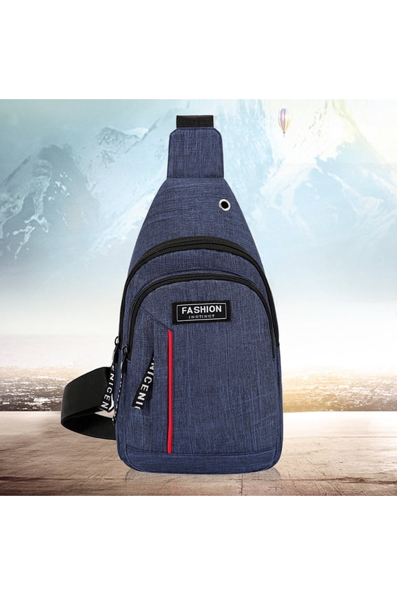 Storage & Organization Waterproof Strap Bag Crossbody Backpack Men Ladies Strap Backpack Hiking Backpack Multipurpose Messenger Chest Bag